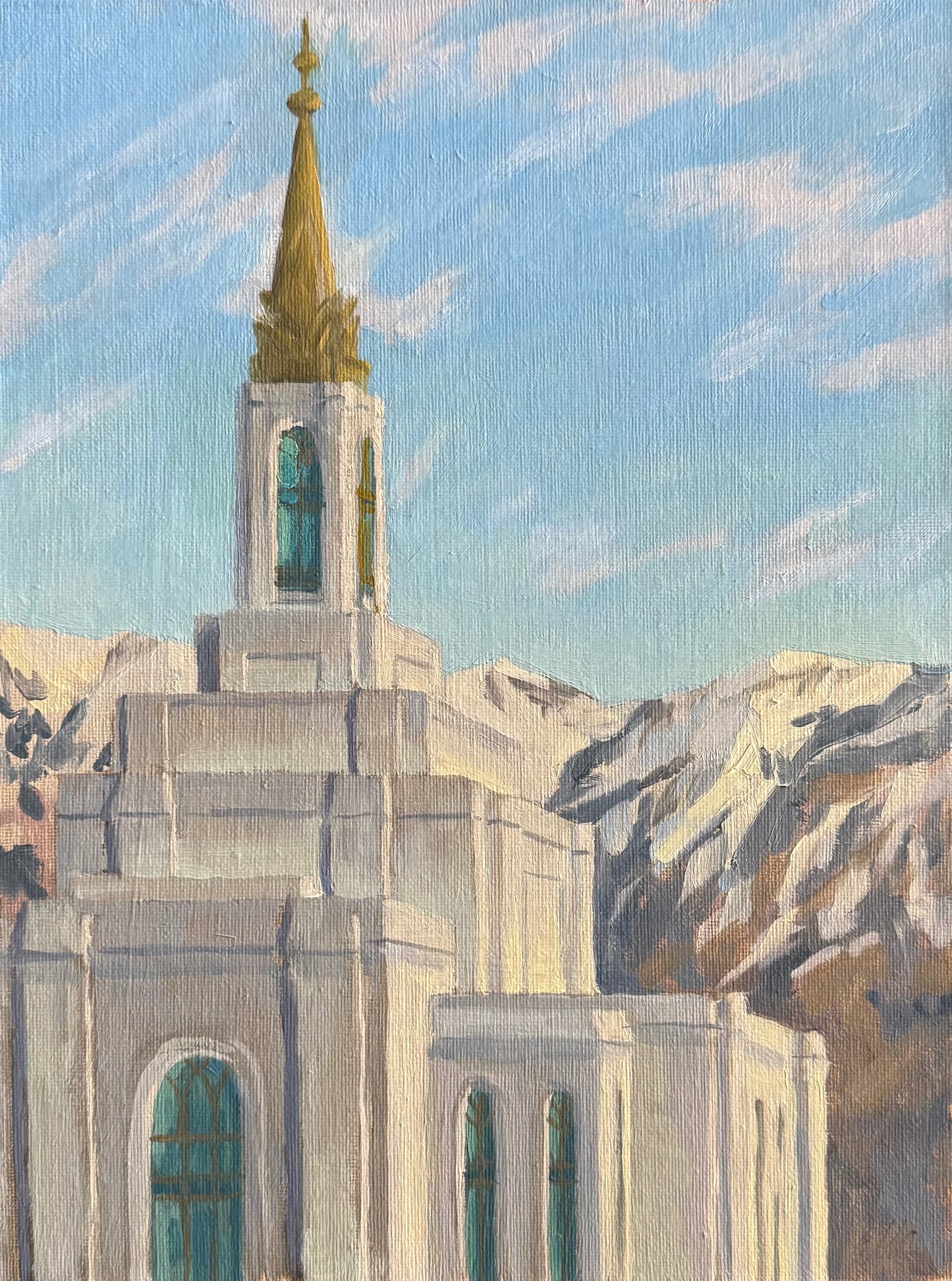 Chemtrails Over the Orem Temple